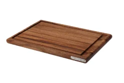 Planche à découper Continenta en bois d'acacia + rigole
