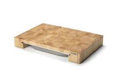 Planche à découper Continenta en bois 48x32,5x6cm + bac inox