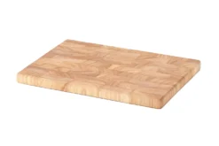 Planche à découper Continenta en bois d'hévéa mosaïque