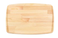 Planche à découper faite main Legnoart Dorsoduro en frêne naturel avec surface inclinée