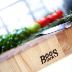 Planche à découper épaisse Boos Blocks Gourmet bois d'érable 38x38x7.5cm