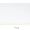 Planche à découper polyéthylène blanc HD500 avec pieds 55x35cm