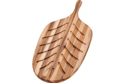 Planche à pain Teak Haus Canoe Collection en Teck écologique 48x9cm
