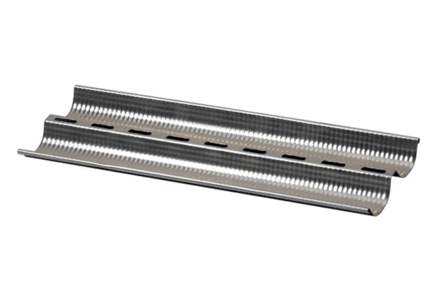 Plaque 2 baguettes Alu-Gaufer Matfer aluminium gaufré