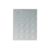 Plaque de 18 moules à chocolat - Etoile 30 x 8mm