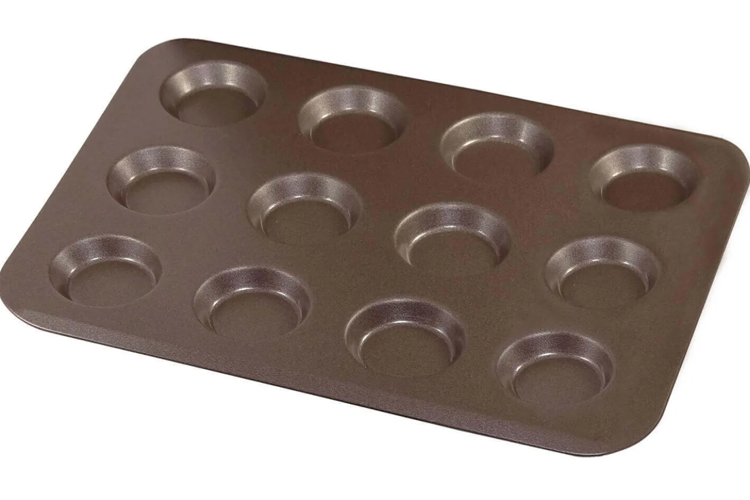 Plaque à 12 mini tartelettes Gobel anti-adhérent