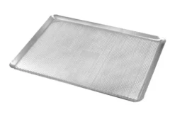Plaque pâtissière perforée Gobel aluminium avec rebords