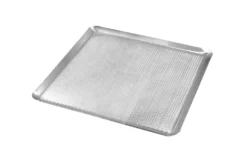 Plaque pâtissière perforée Gobel aluminium avec rebords