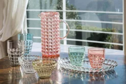 Plat de service transparent Guzzini Tiffany en acrylique 45x31x4,5cm