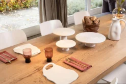 Plateau de présentation ø20cm Dutch Deluxes en céramique blanche