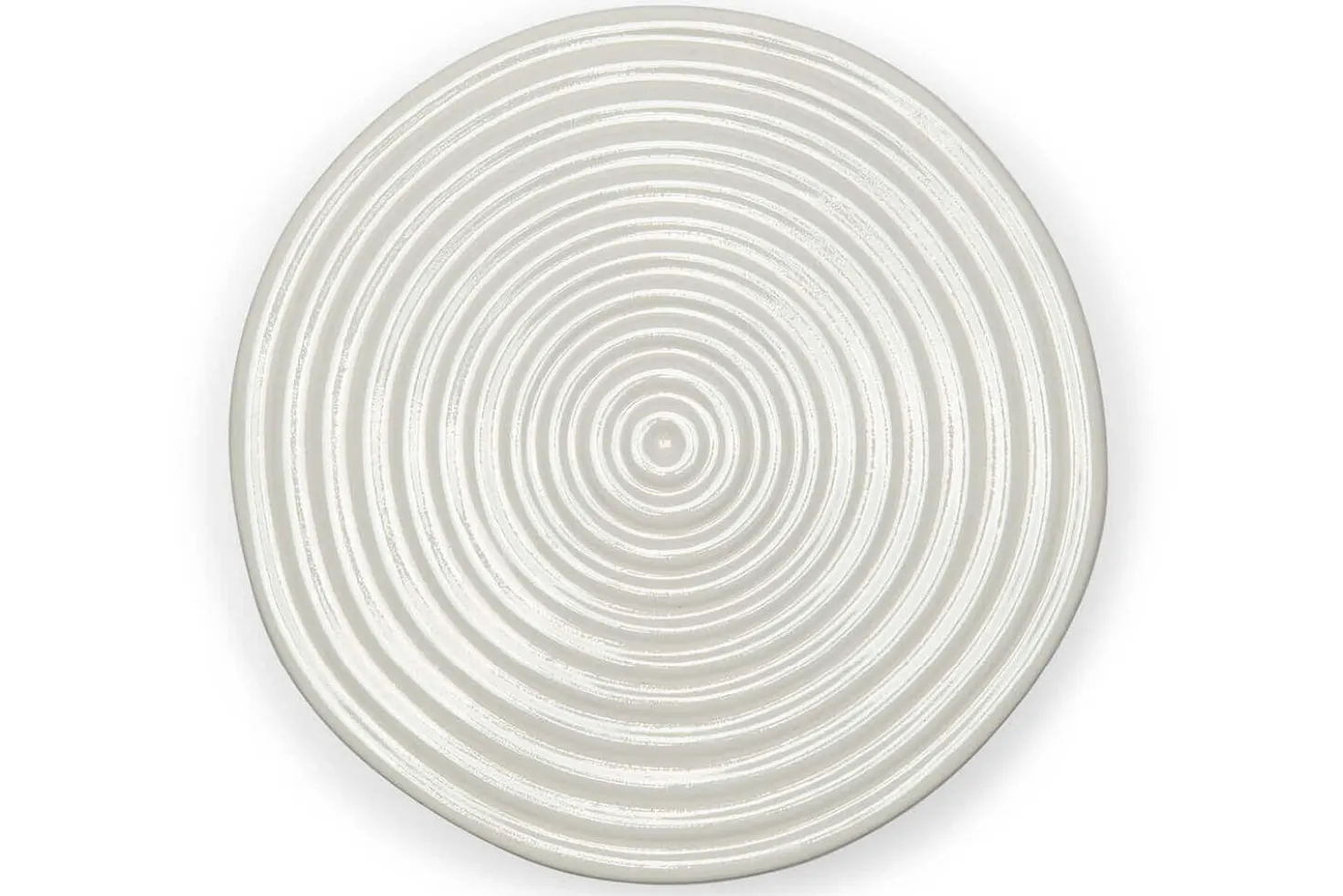 Plateau de présentation 25cm Dutch Deluxes en céramique blanche