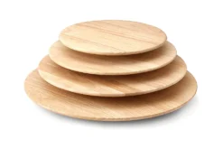 Plateau à fromage rotatif Continenta en bois d'hévéa
