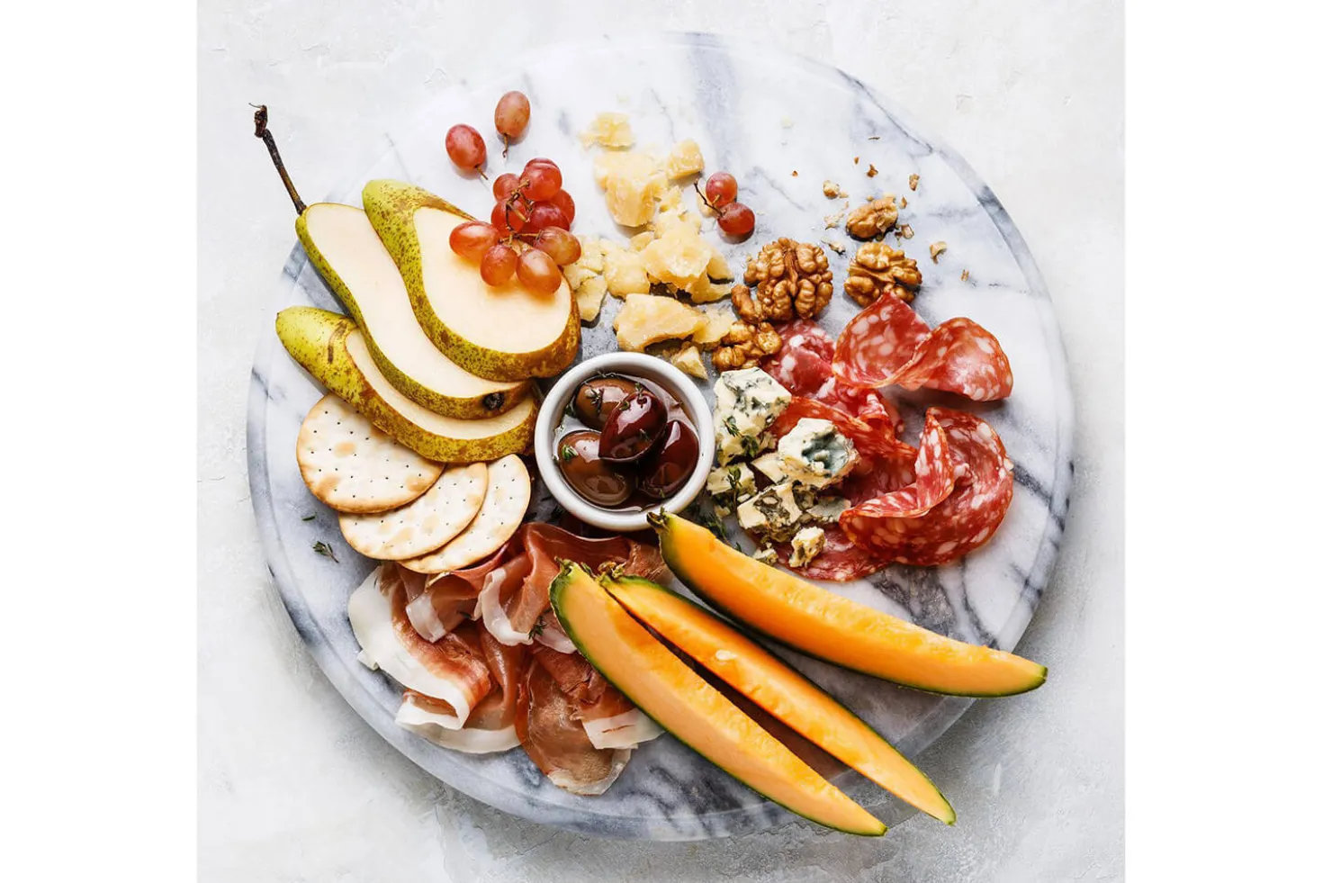 Plateau à fromage tournant 30,5cm en marbre
