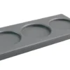 Plateau rectangulaire empilable Finamill pour 3 capsules de broyage