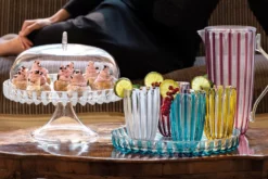 Plateau rond Guzzini Dolcevita en polymère biosourcé