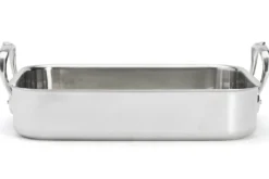 Plat à rôtir De Buyer Affinity 35x25cm en acier inoxydable 5 ply