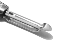 Éplucheur à légumes OXO Steel oscillant manche en inox et santoprène