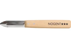 Éplucheur Nogent Classic simple tranchant manche en hêtre 16cm pour droitiers