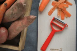 Éplucheur Opinel T-Duo double lames microdentée et julienne