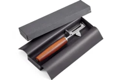 Éplucheur Triangle Sense lame mobile en inox et manche prunier