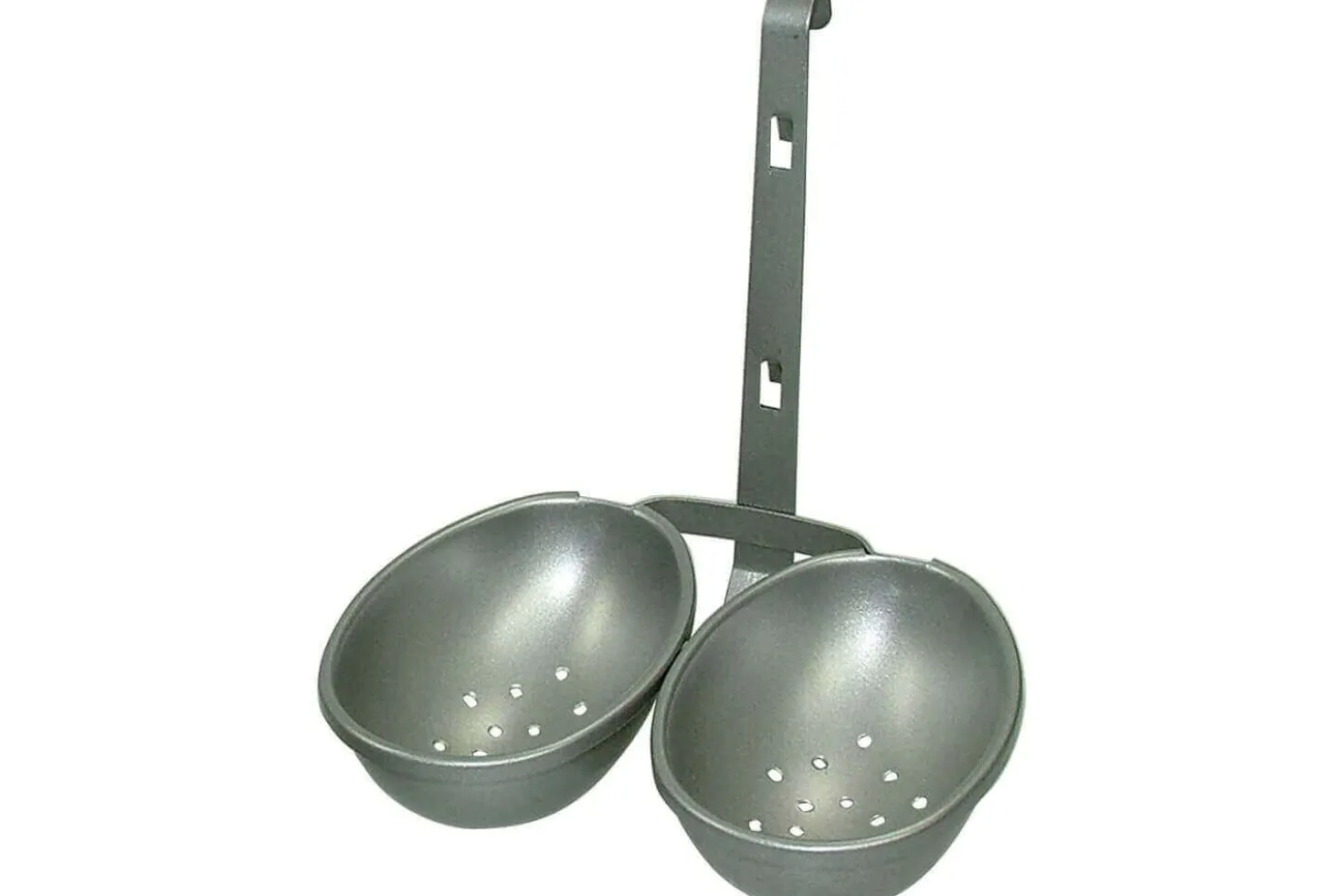 Pocheuse à oeuf double tout inox