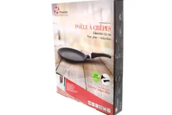 Poêle à crêpes en fonte Pradel Excellence Premium 24cm façon pierre tous feux/ induction