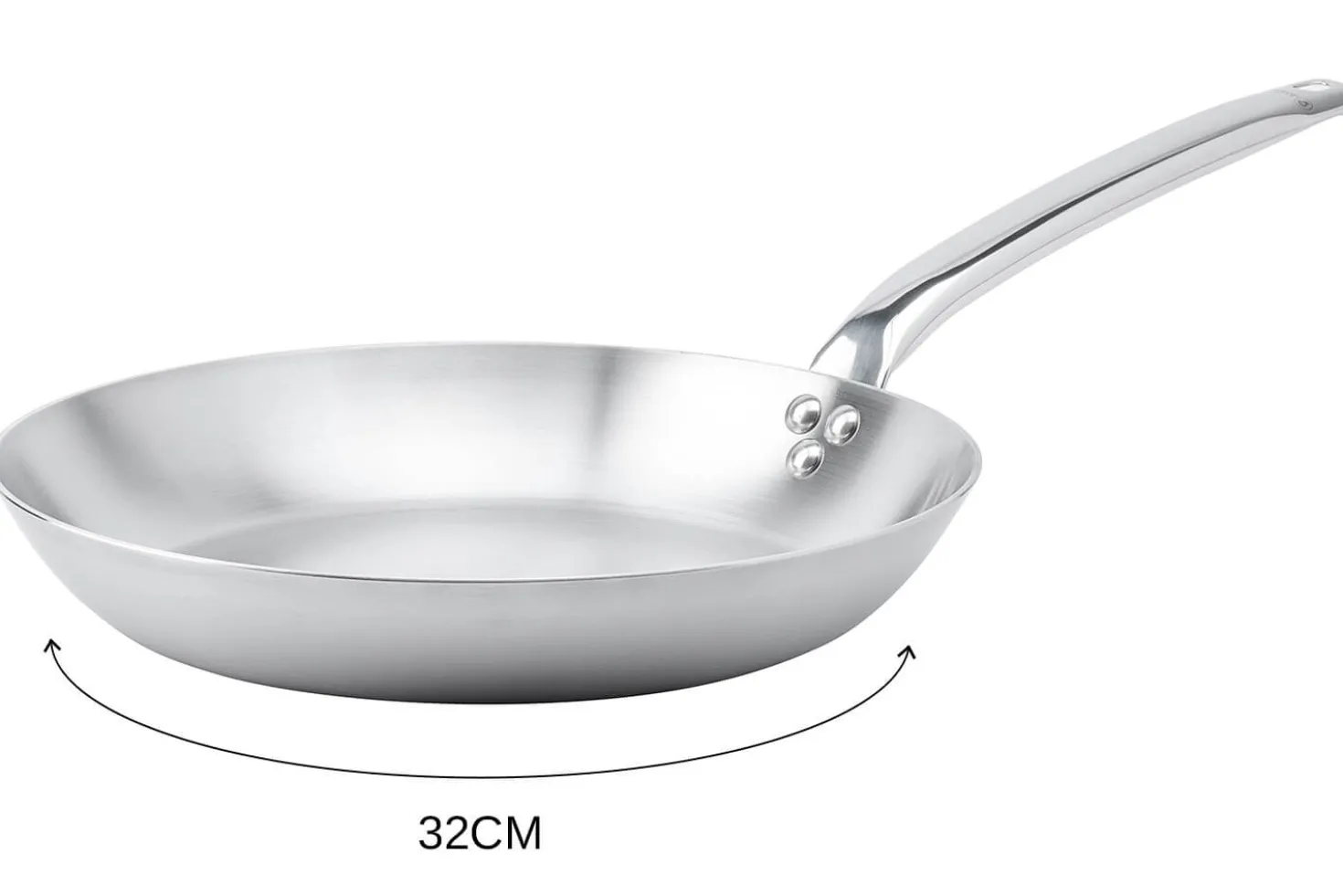 Poêle à frire De Buyer Alchimy en inox 18/10 multicouches 3 plis