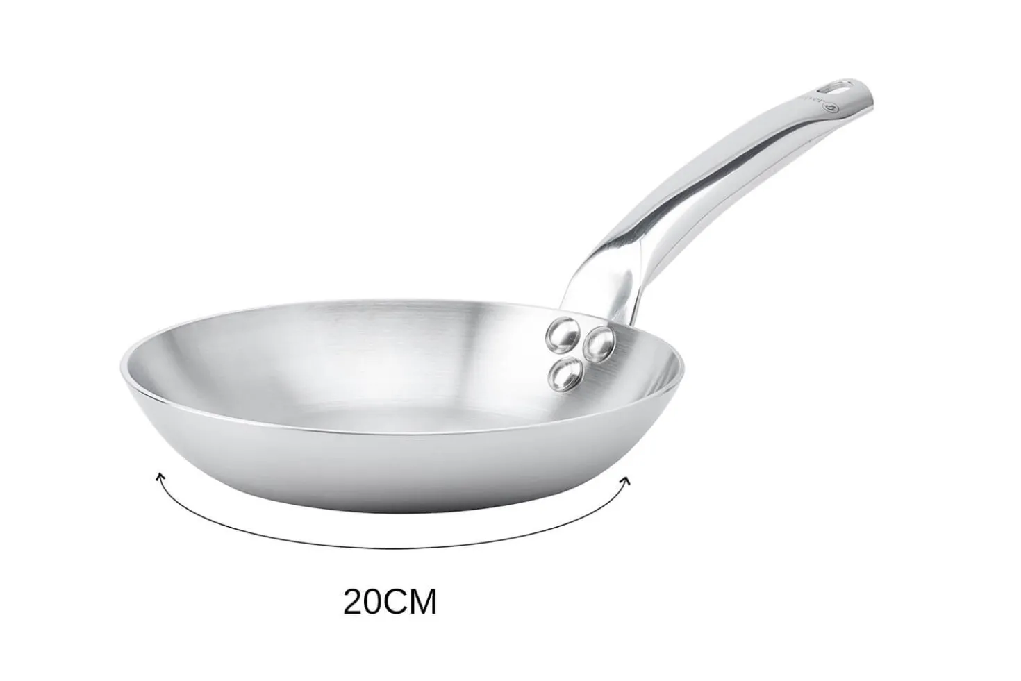 Poêle à frire De Buyer Alchimy en inox 18/10 multicouches 3 plis