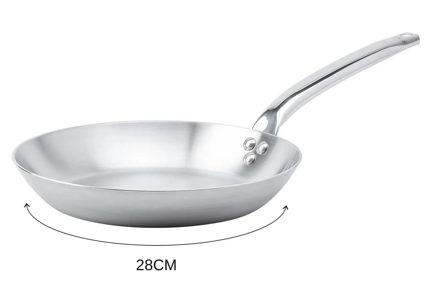 Poêle à frire De Buyer Alchimy en inox 18/10 multicouches 3 plis