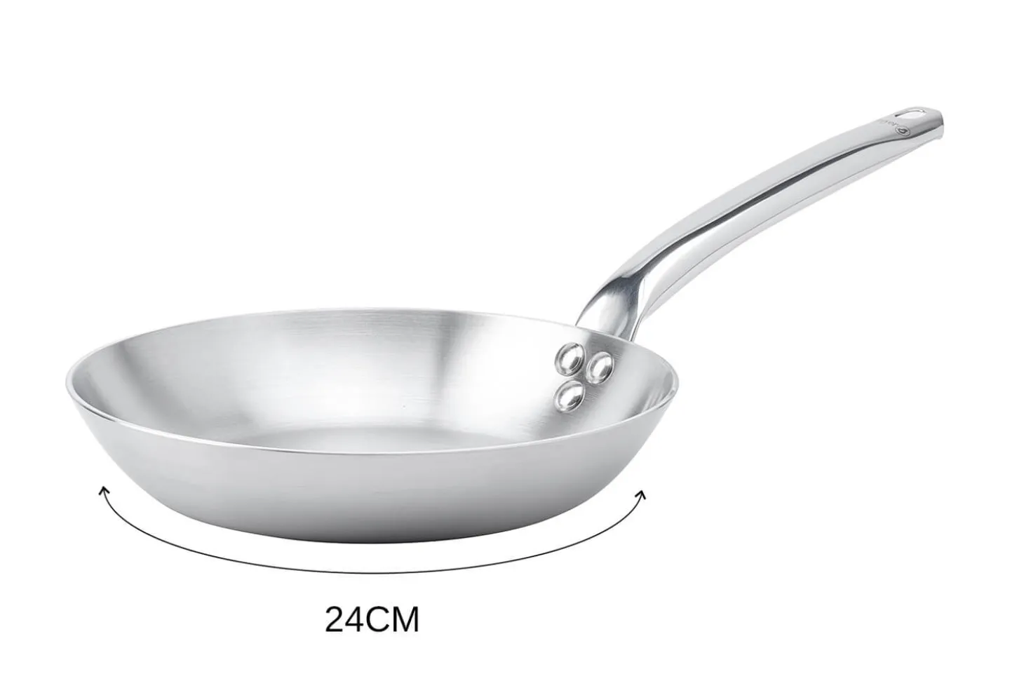 Poêle à frire De Buyer Alchimy en inox 18/10 multicouches 3 plis