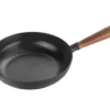 Poêle à frire Staub Vintage en fonte émaillée manche en bois