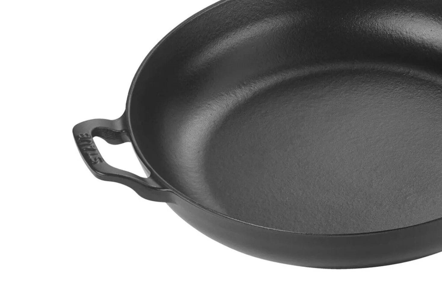 Poêle à frire Staub Vintage en fonte émaillée manche en bois