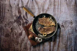 Poêle grill Beka Nomad en acier carbone 28cm
