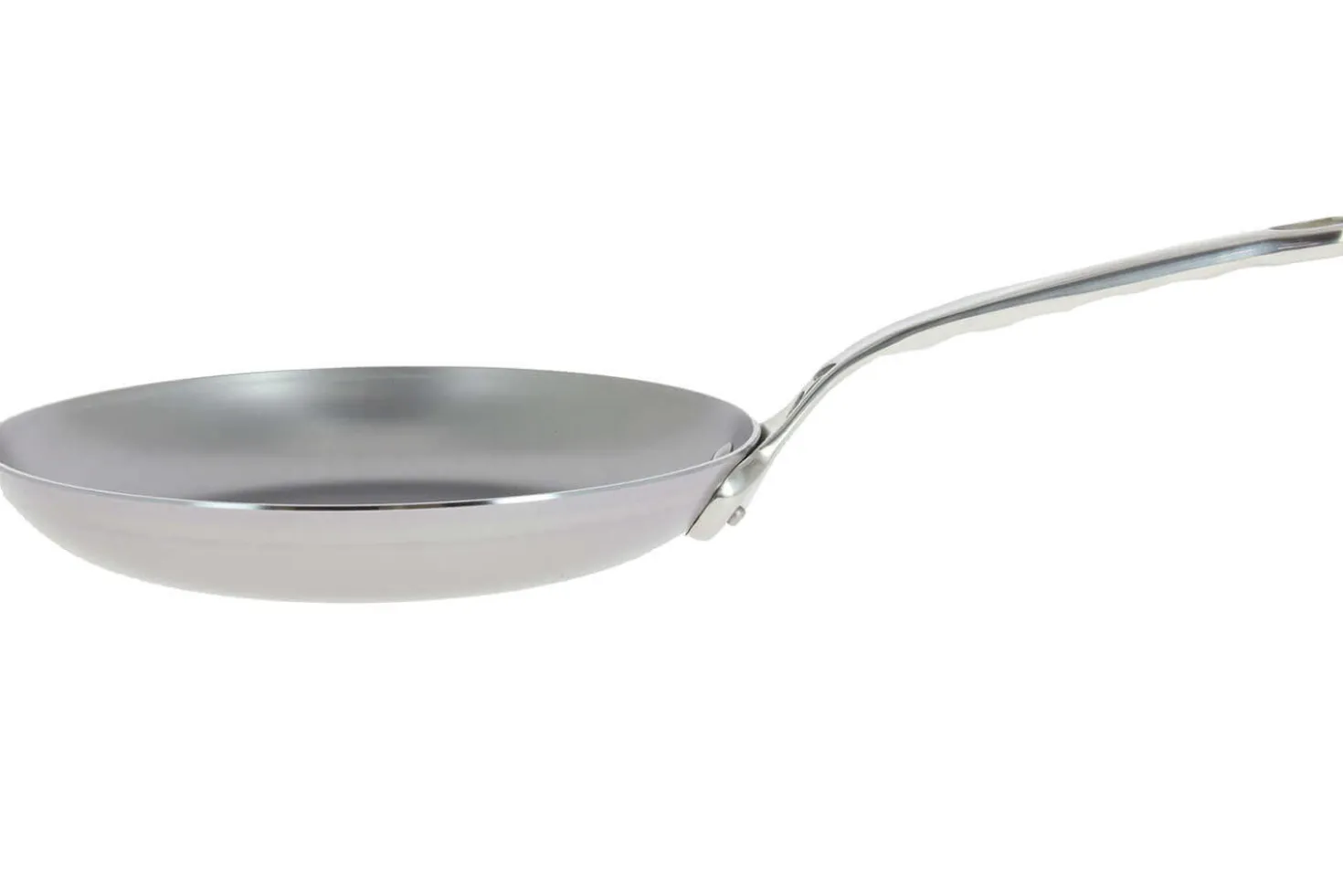 Poêle à omelette De Buyer Mineral B Pro 28cm en acier et poignée en fonte d'inox