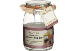 Pot de conservation KitchenCraft Home Made en verre 1L avec joint hermétique