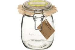 Pot de conservation KitchenCraft Home Made en verre 750ml avec joint hermétique