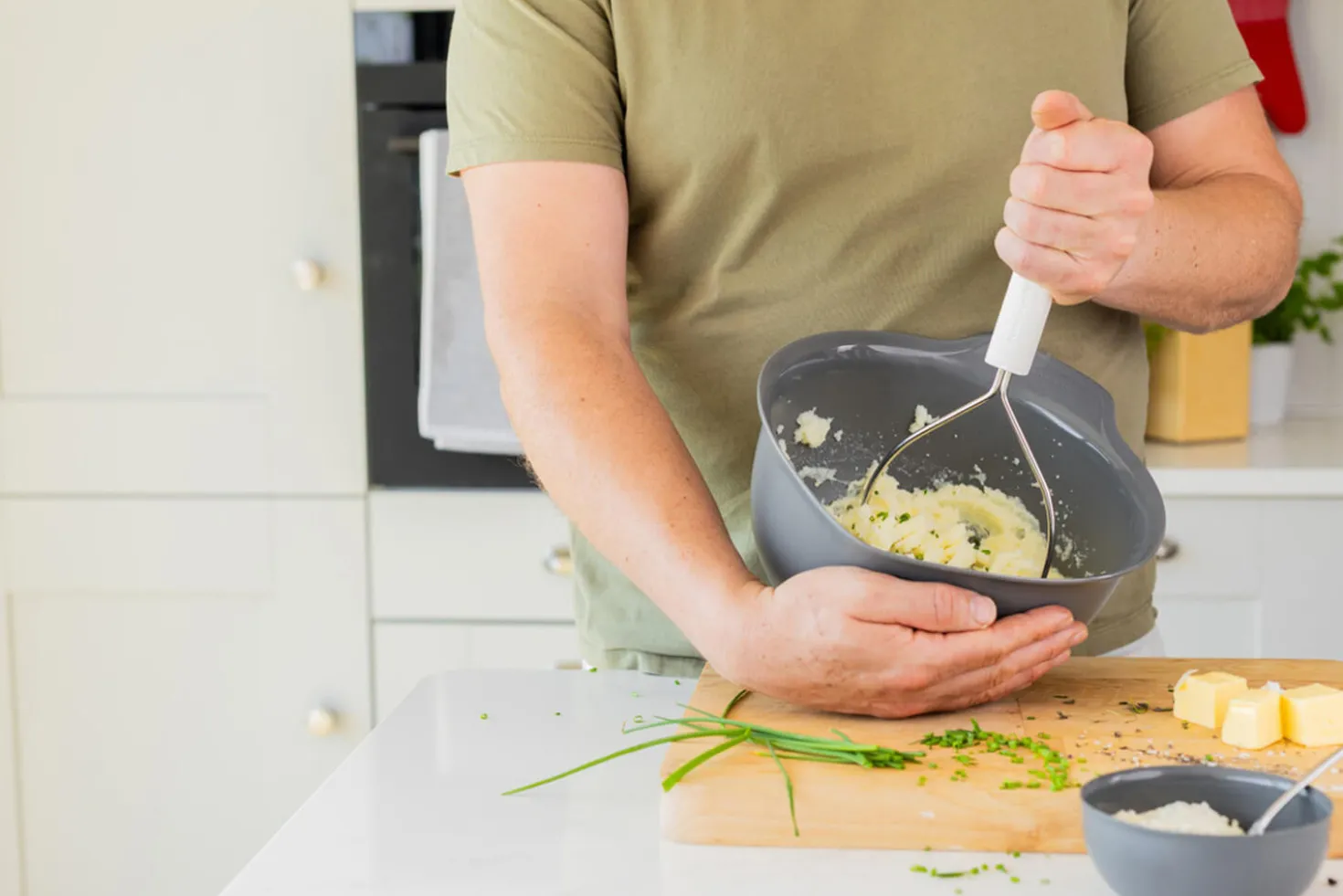 Presse-purée Kitchen Aid en acier inoxydable
