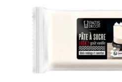 Pâte à sucre blanche Patisdécor arôme vanille 1kg