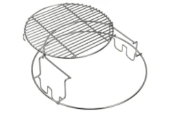 Rack multi-niveau avec grille ronde inox pour Big Green Egg Large