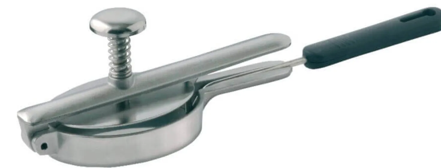 Reconstitueur de steak haché manuel oval en inox