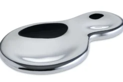 Repose-cuillère Alessi T-1000 tout inox 18/10 design par Valerio Sommella