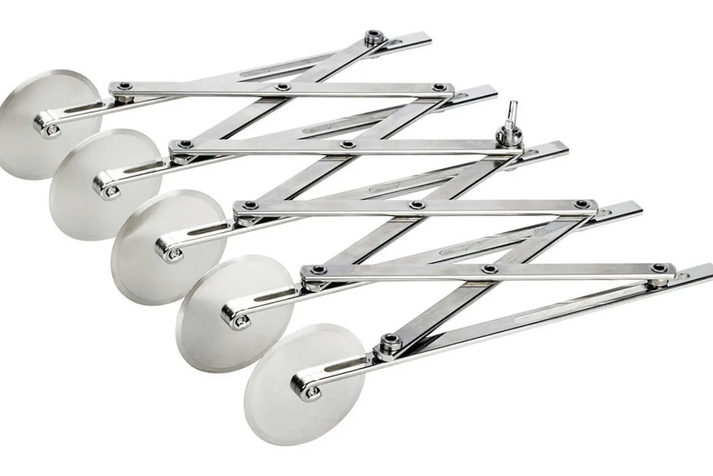 Rouleau multicoupe métal simple 5 roulettes lisses
