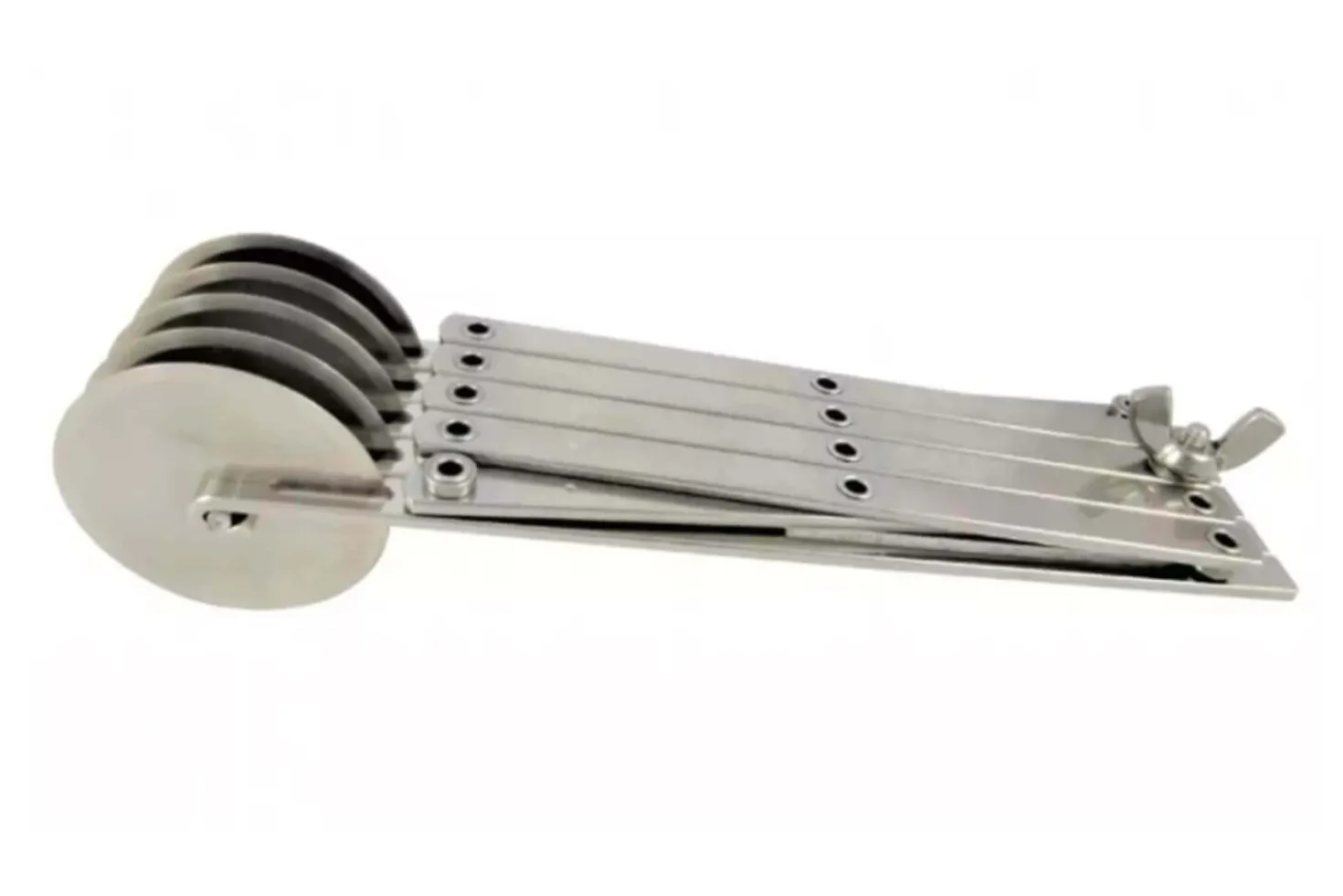 Rouleau multicoupe métal simple 5 roulettes lisses