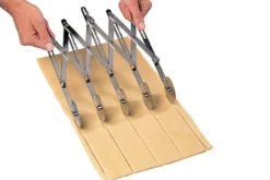 Rouleau multicoupe métal simple 5 roulettes lisses