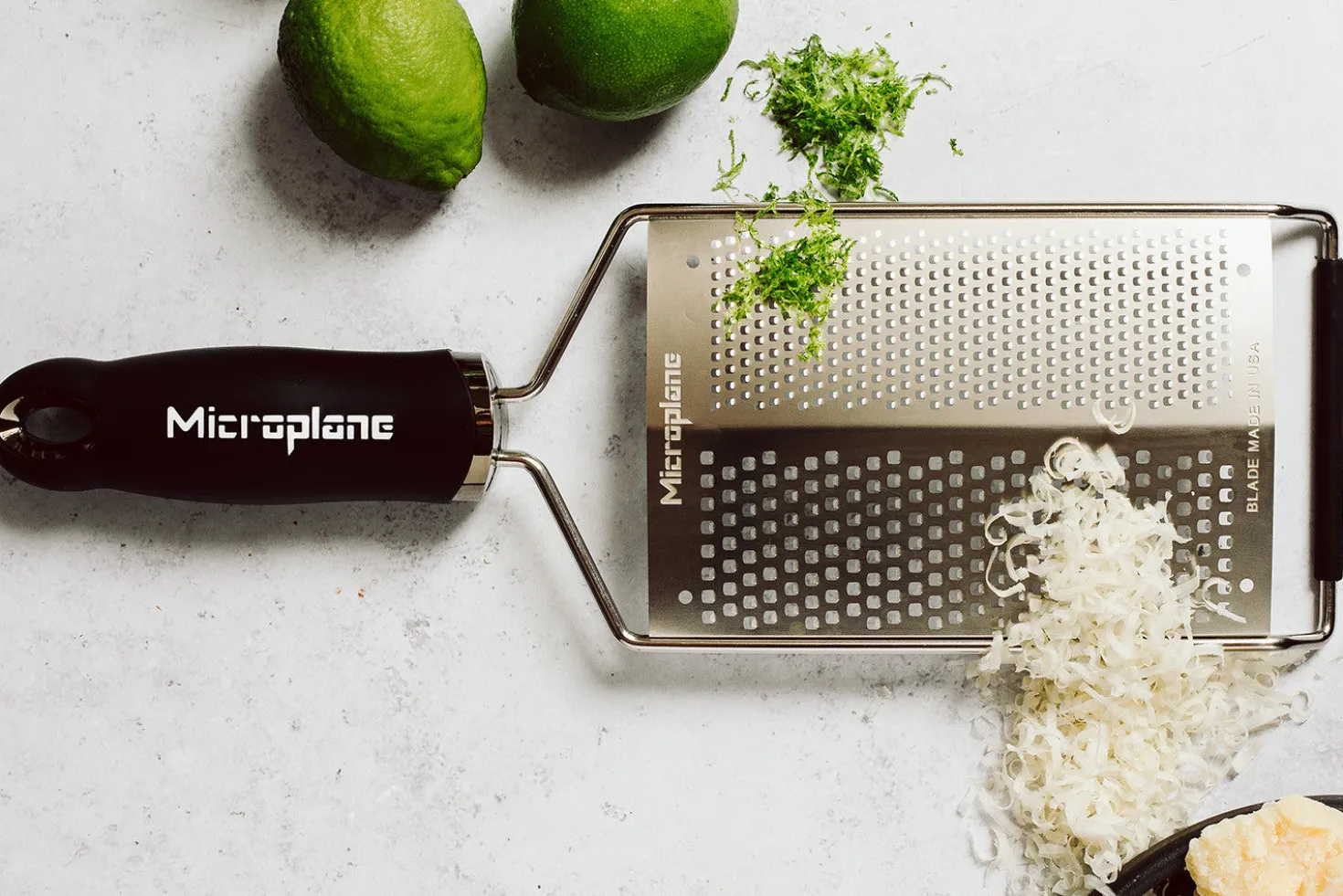 Râpe double lame Microplane Gourmet noir