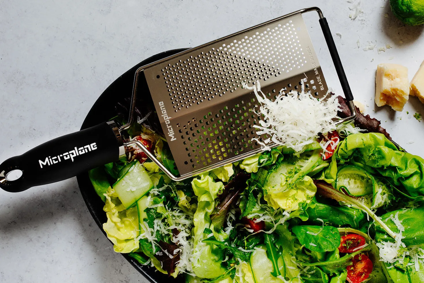 Râpe double lame Microplane Gourmet noir
