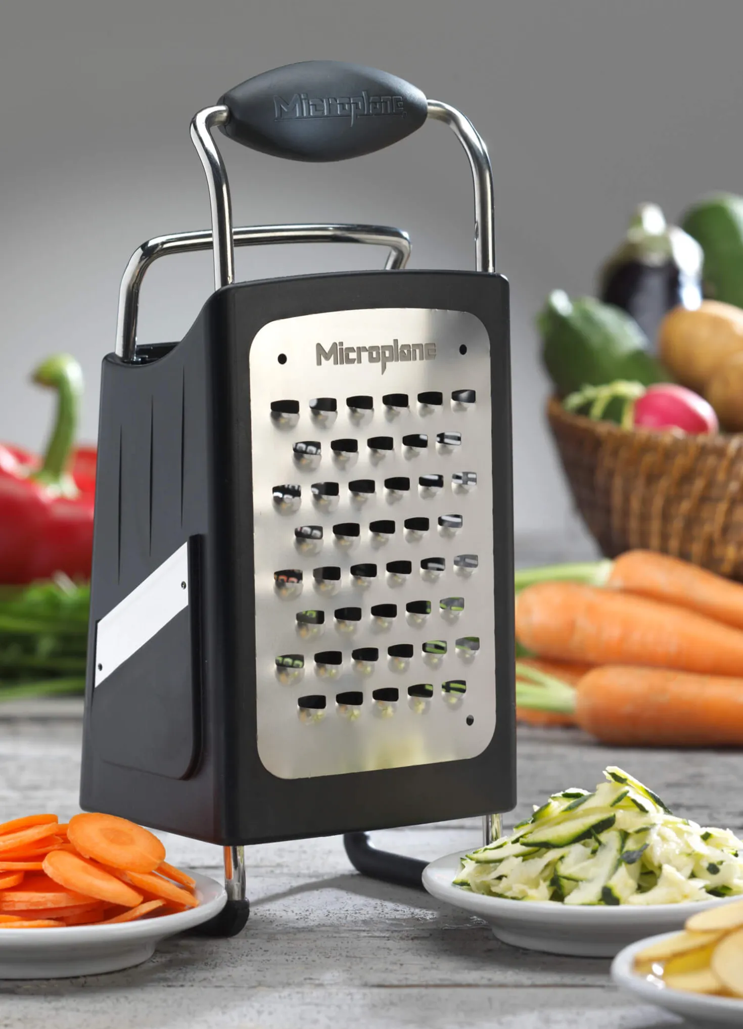 Râpe 4 faces Microplane acier inoxydable - 13.3cm