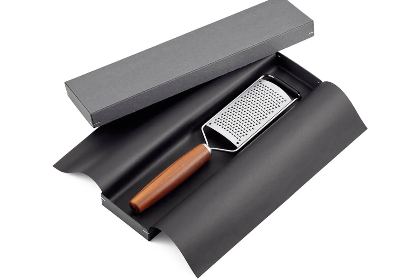 Râpe à fromage Triangle Sense inox 18/10 manche prunier