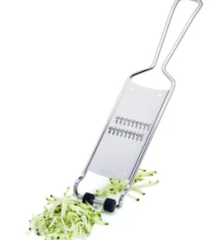 Râpe à julienne Triangle inox + réceptacle 2 en 1