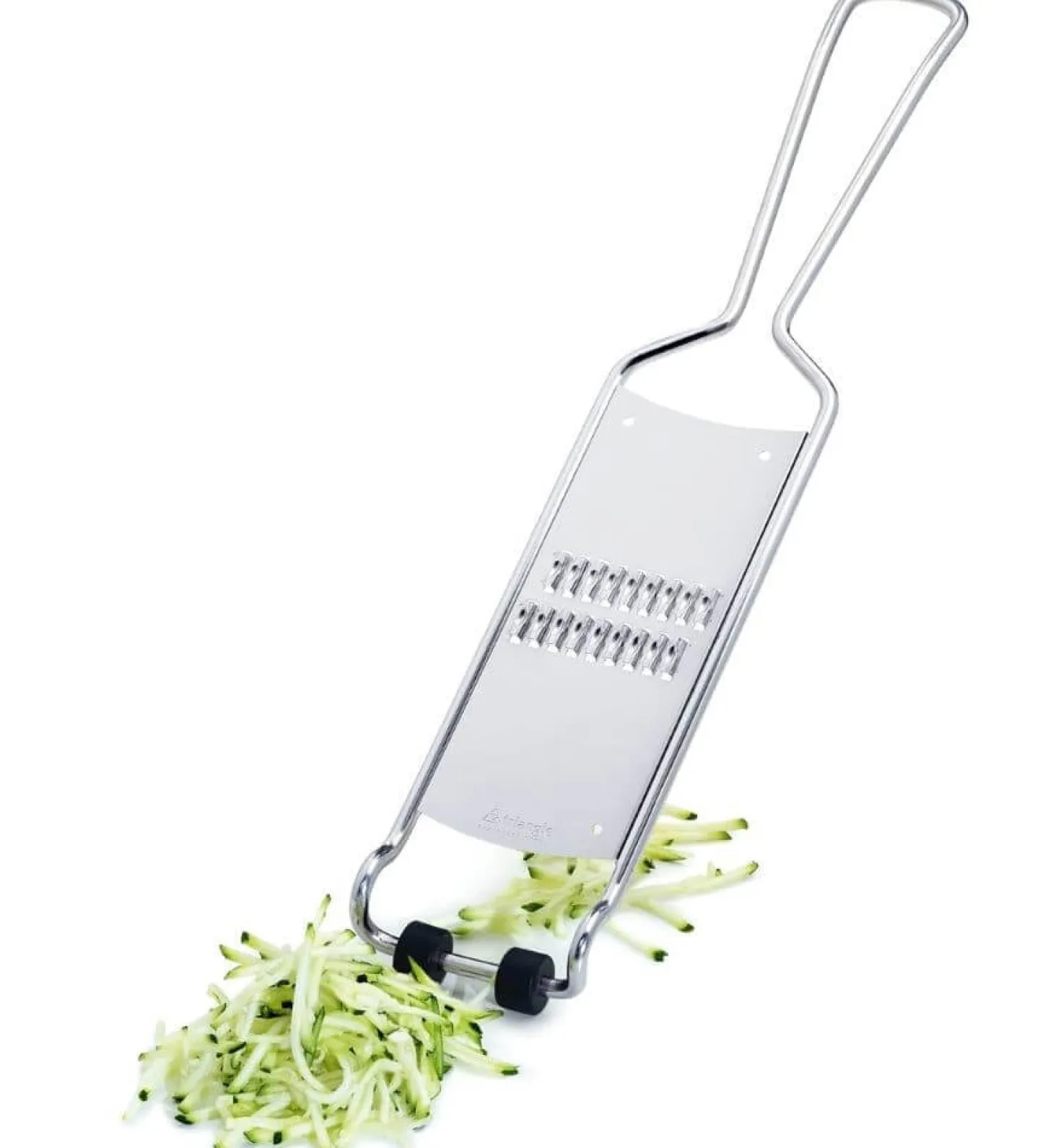 Râpe à julienne Triangle inox + réceptacle 2 en 1